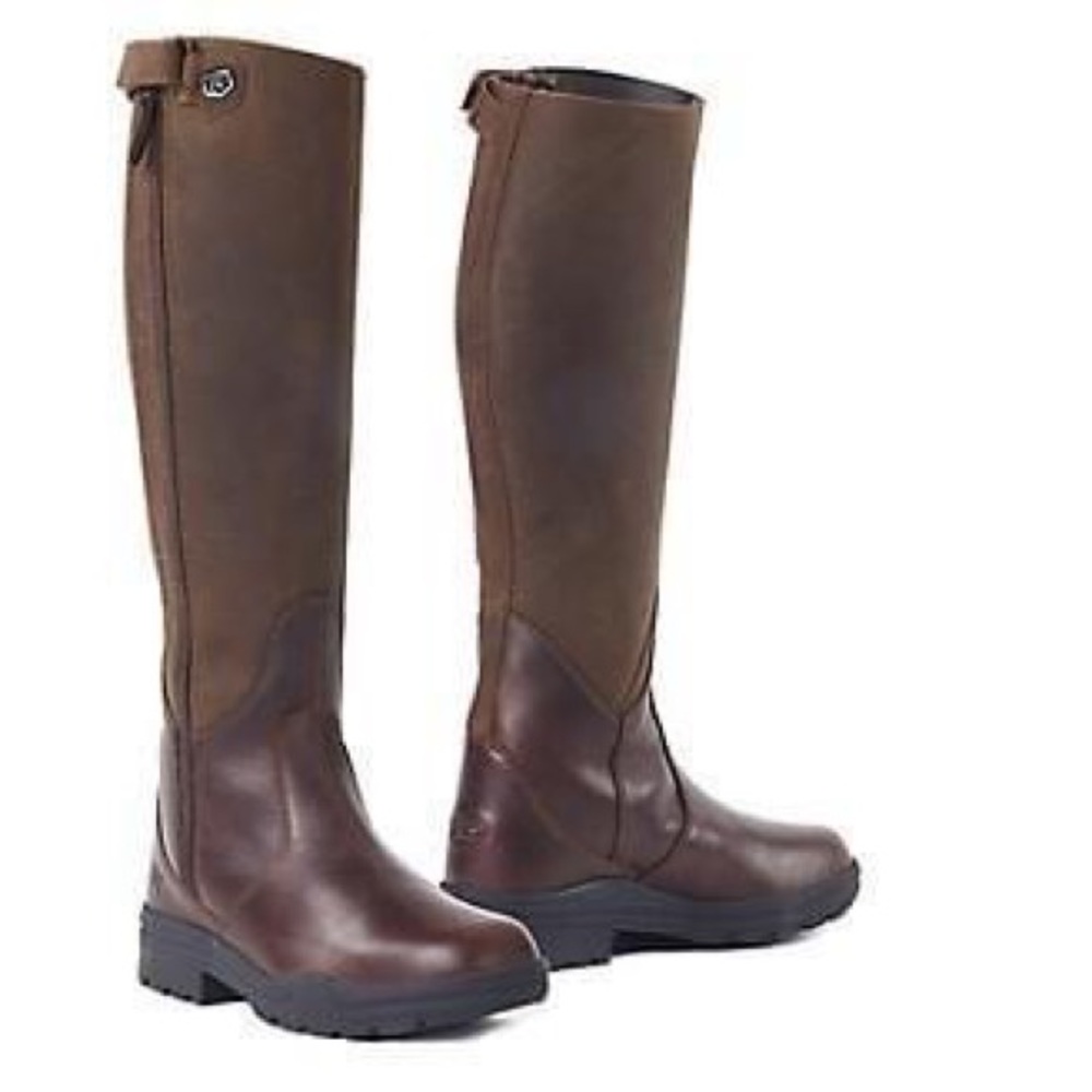 NWT Ladies Brown Tall Riding Boot by Ovation, sz 10, waterproof/winter proof